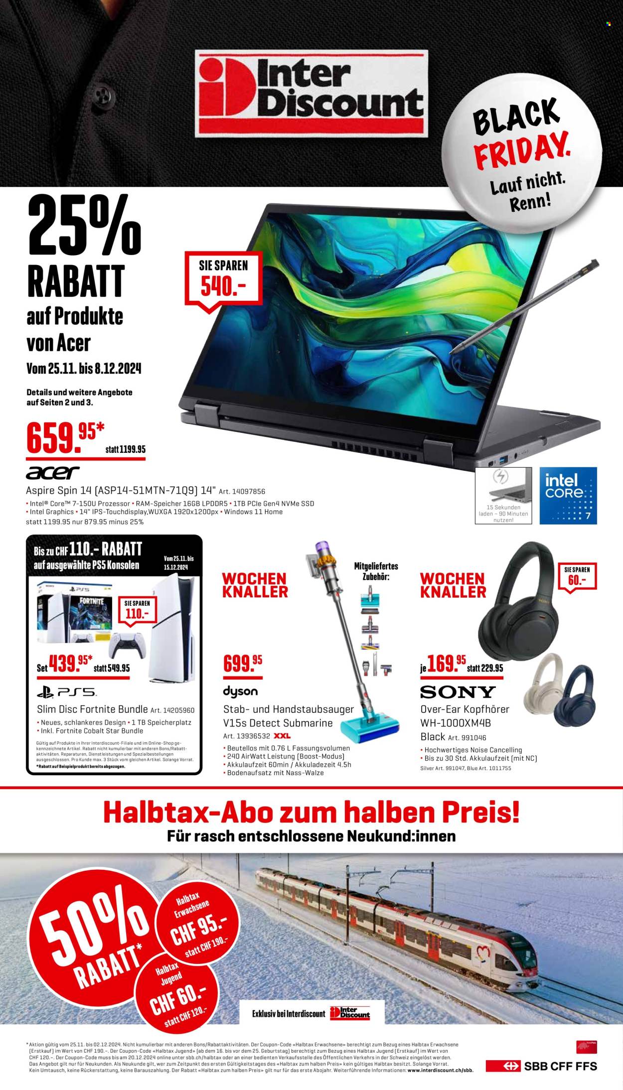 Catalogue Interdiscount - 25.11.2024 - 1.12.2024. Page 1