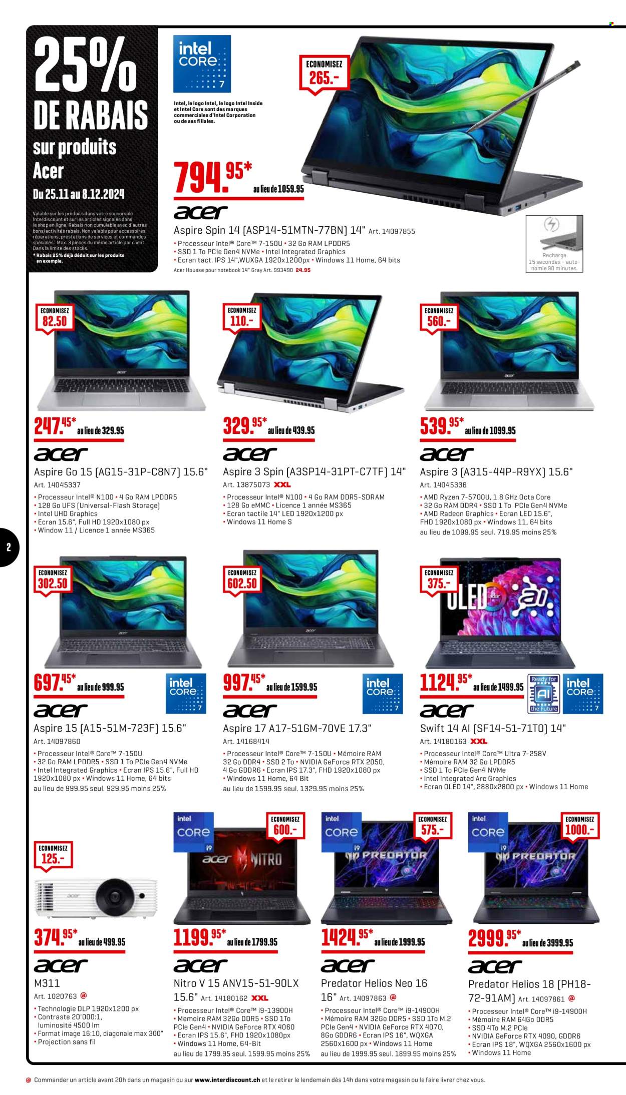 Volantino Interdiscount - 25.11.2024 - 1.12.2024. Pagina 2