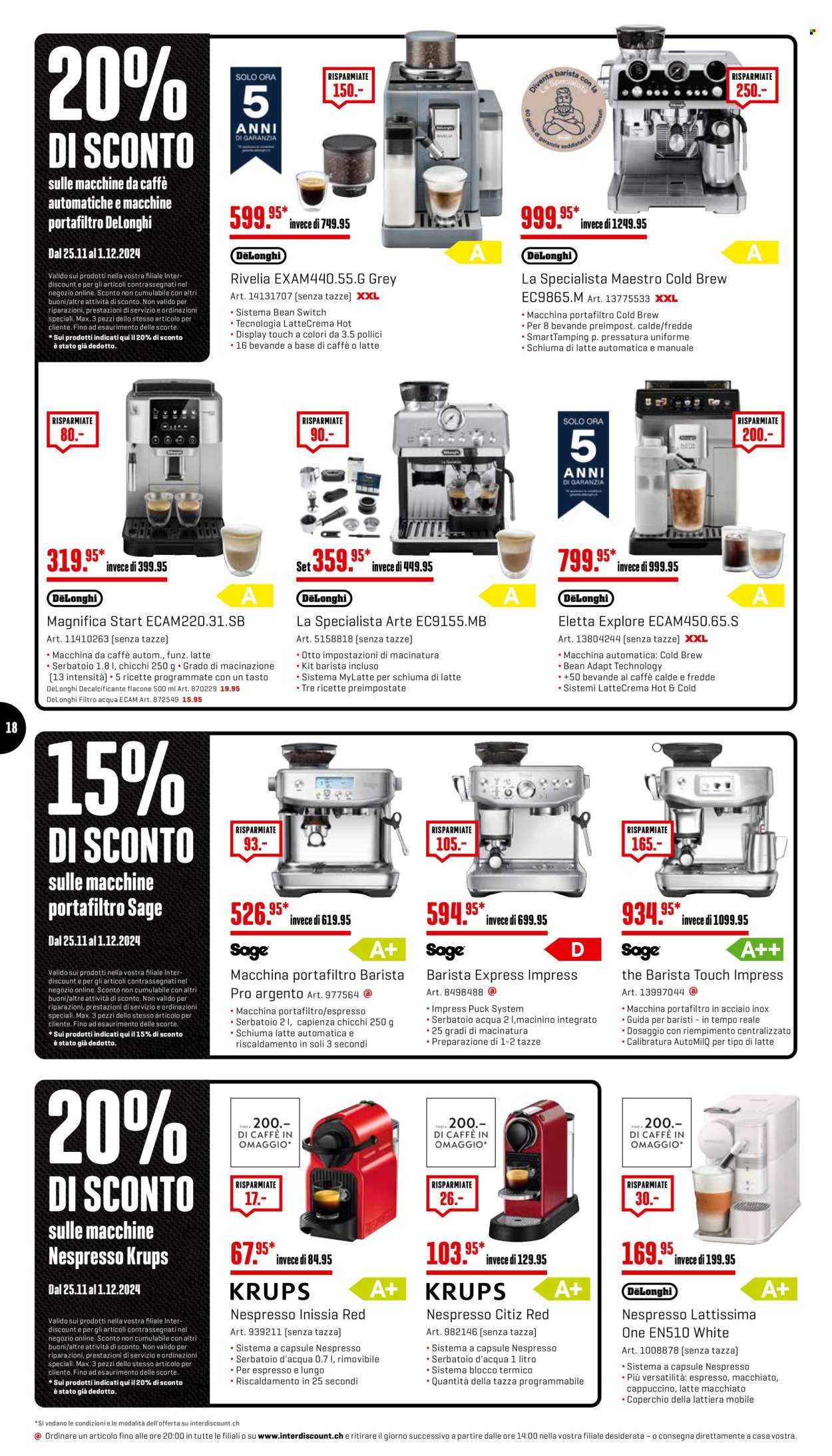 Volantino Interdiscount - 25.11.2024 - 1.12.2024. Pagina 18