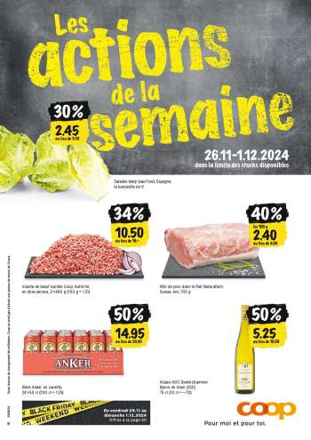 Prospekte Coop - 26.11.2024 - 1.12.2024.