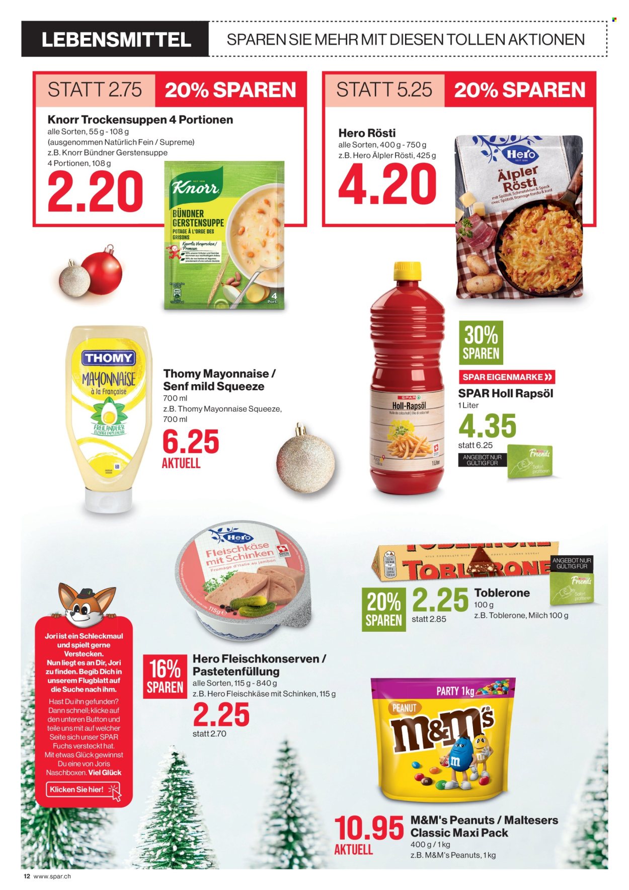 Prospekt SPAR - 28.11.2024 - 4.12.2024. Seite 12