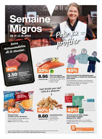 Catalogue Migros - 26.11.2024 - 2.12.2024.