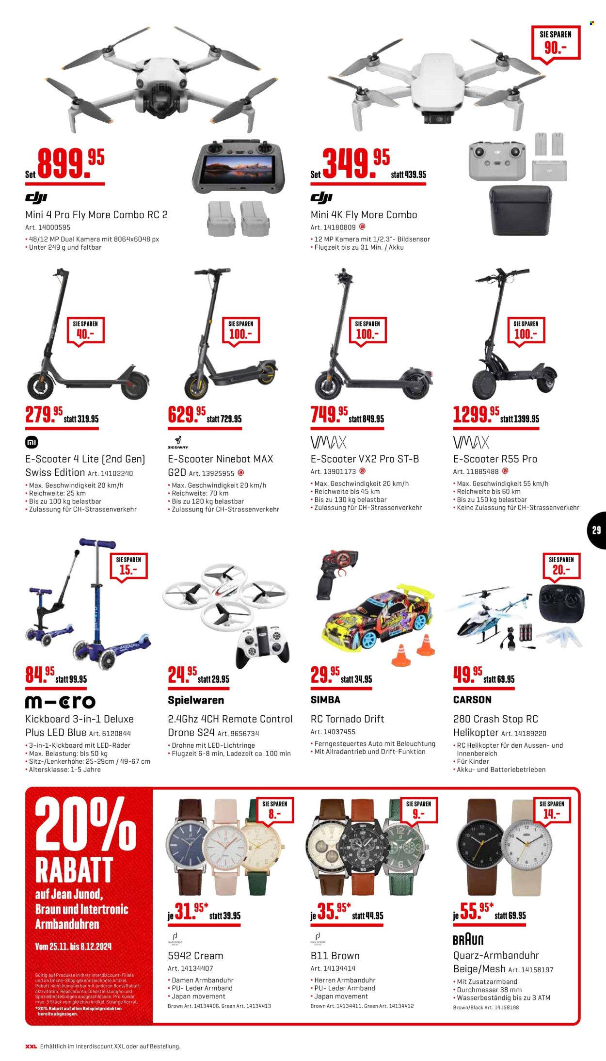 Prospekt Interdiscount - 2.12.2024 - 8.12.2024. Seite 29