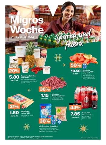 Prospekte Migros - 10.12.2024 - 16.12.2024.