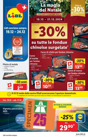 Prospekte Lidl - 19.12.2024 - 24.12.2024.