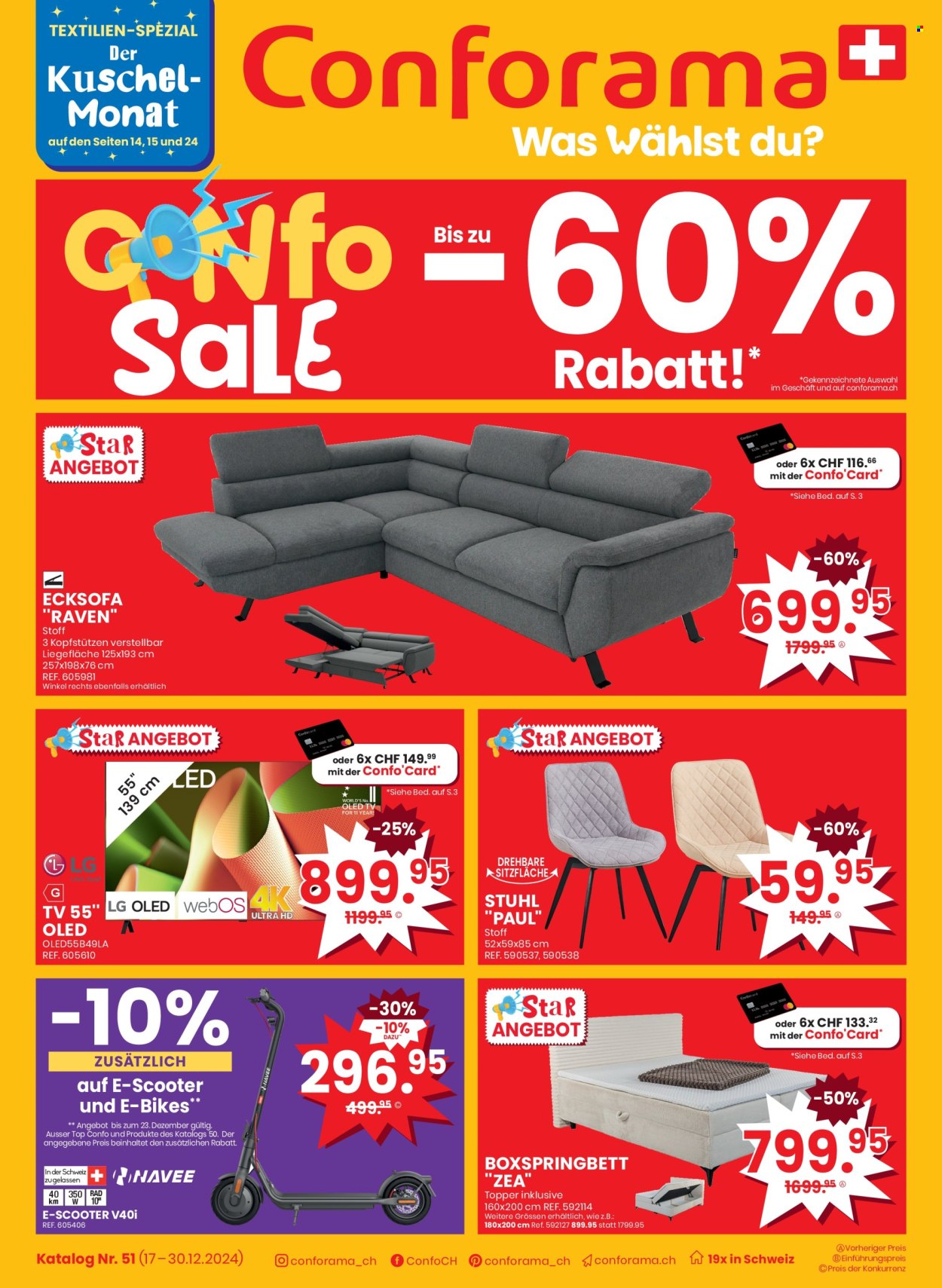 Volantino Conforama - 17.12.2024 - 30.12.2024. Pagina 1