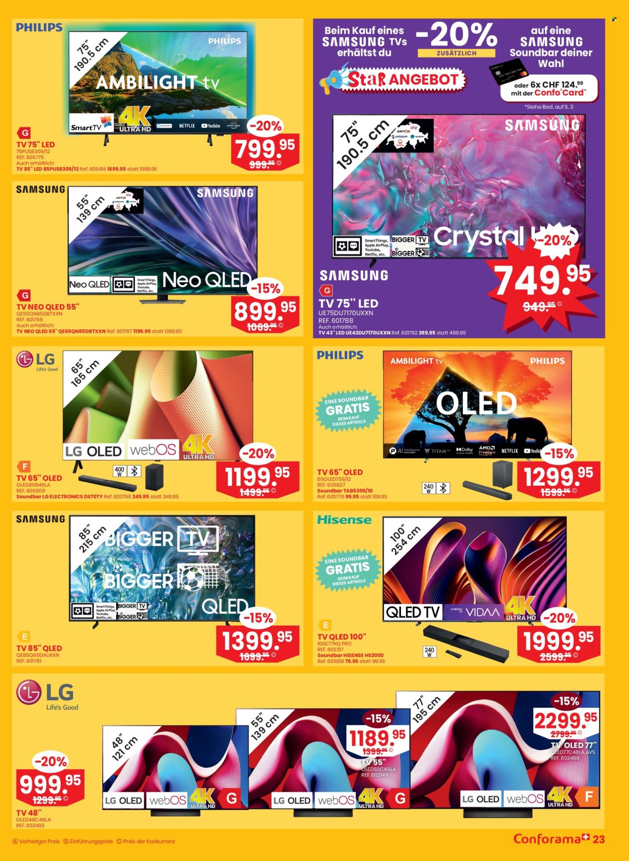 Volantino Conforama - 17.12.2024 - 30.12.2024. Pagina 23