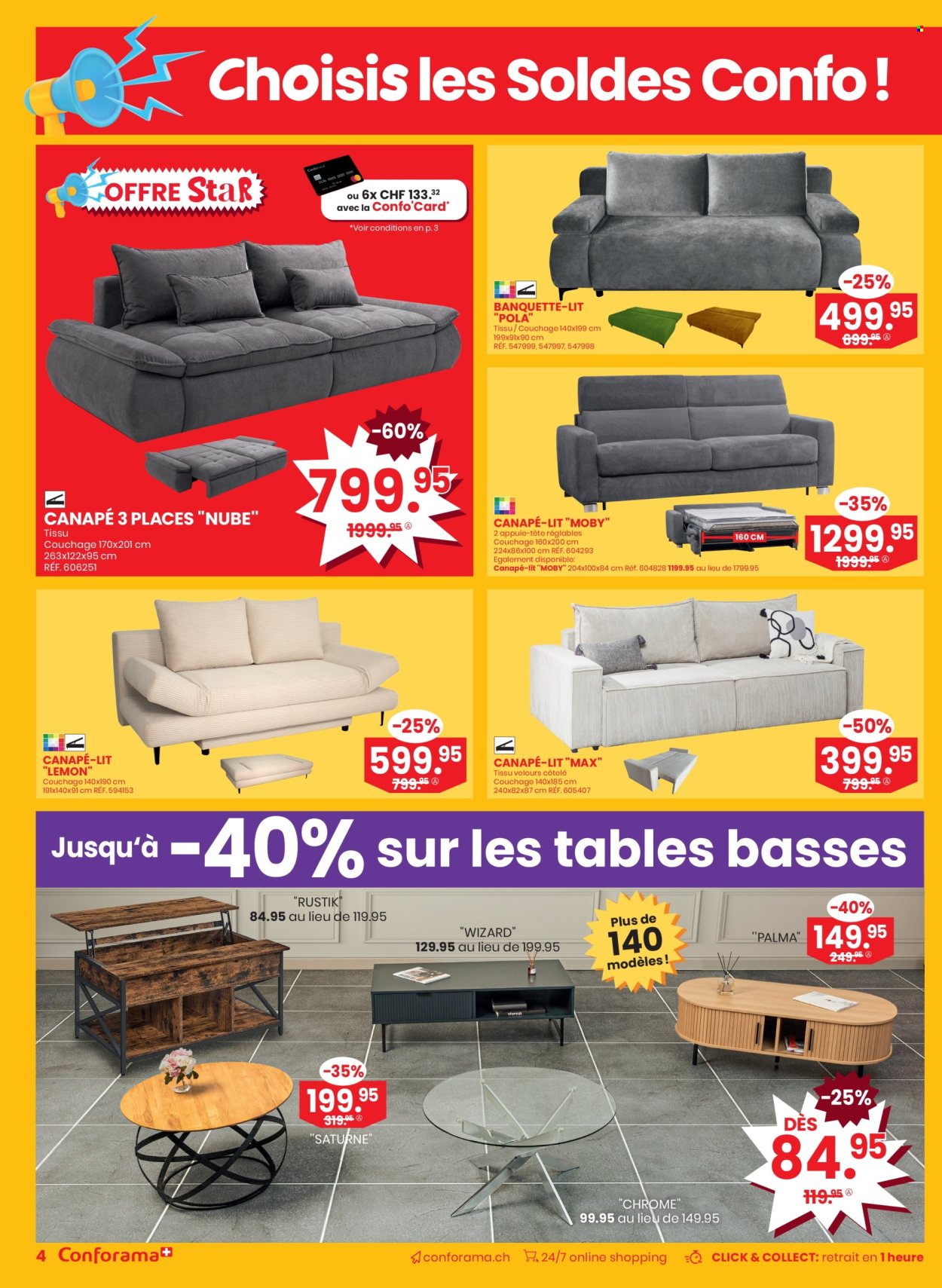 Volantino Conforama - 17.12.2024 - 30.12.2024. Pagina 4