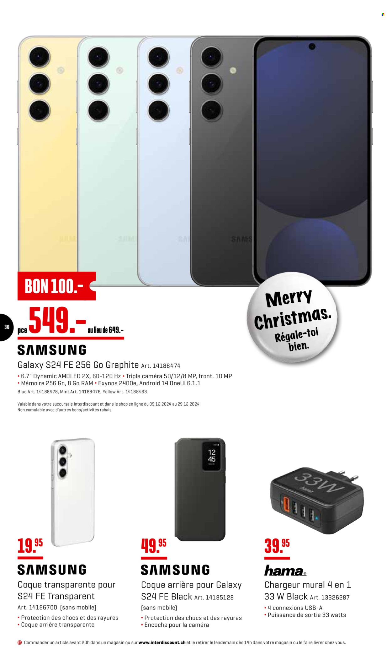 Volantino Interdiscount - 16.12.2024 - 22.12.2024. Pagina 30