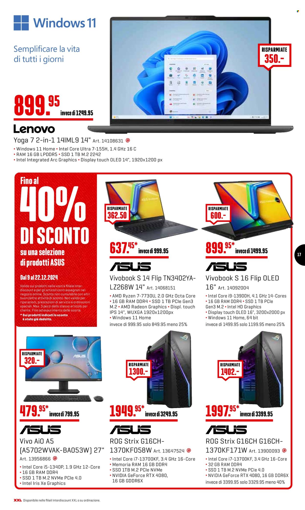 Volantino Interdiscount - 16.12.2024 - 22.12.2024. Pagina 17