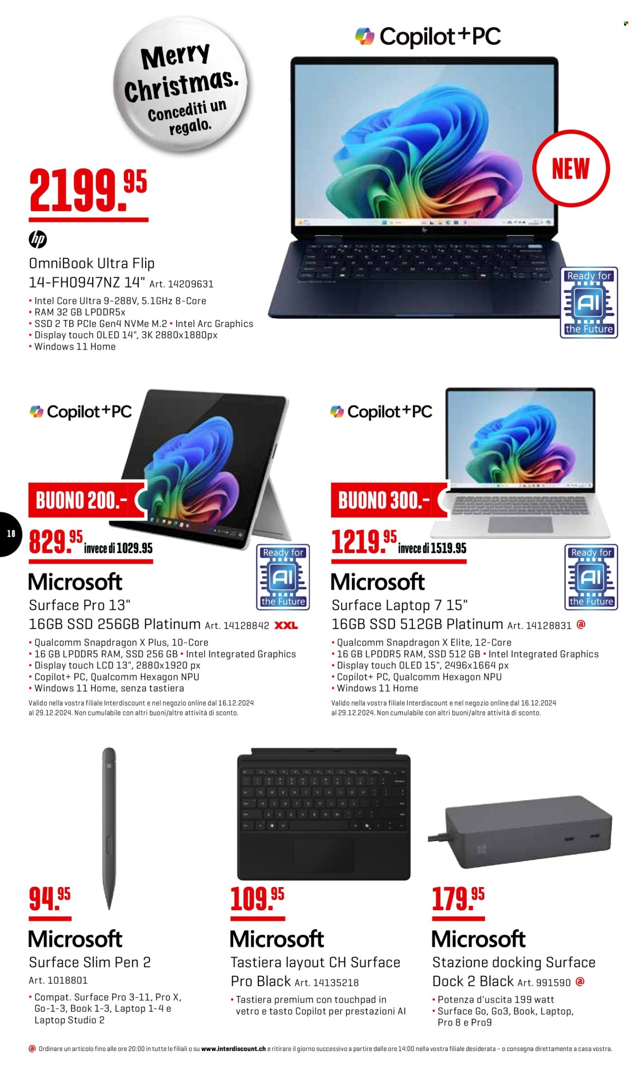 Volantino Interdiscount - 16.12.2024 - 22.12.2024. Pagina 18