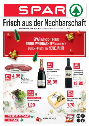 Prospekte SPAR - 19.12.2024 - 1.1.2025.