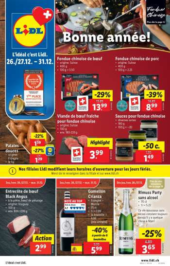 Volantino Lidl - 26.12.2024 - 31.12.2024.