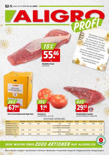 Volantino ALIGRO - 26.12.2024 - 4.1.2025.