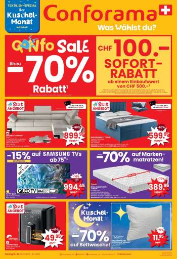 Volantino Conforama - 24.12.2024 - 6.1.2025.