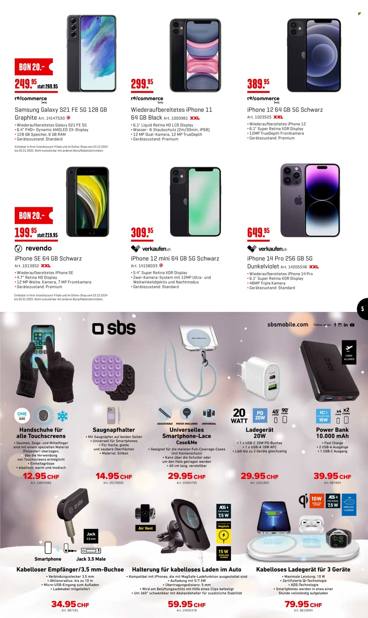 Catalogue Interdiscount - 23.12.2024 - 12.1.2025. Page 5