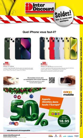 Prospekte Interdiscount - 23.12.2024 - 12.1.2025.
