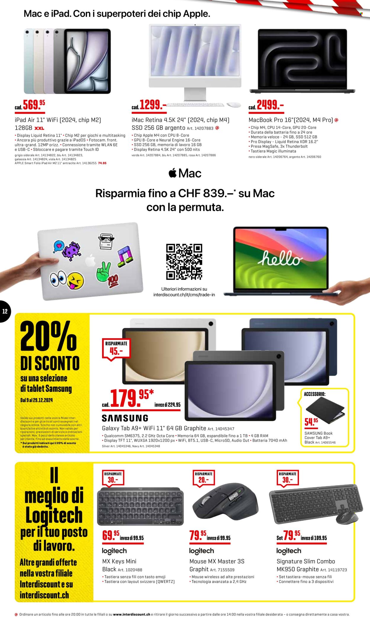 Prospekt Interdiscount - 23.12.2024 - 12.1.2025. Seite 12
