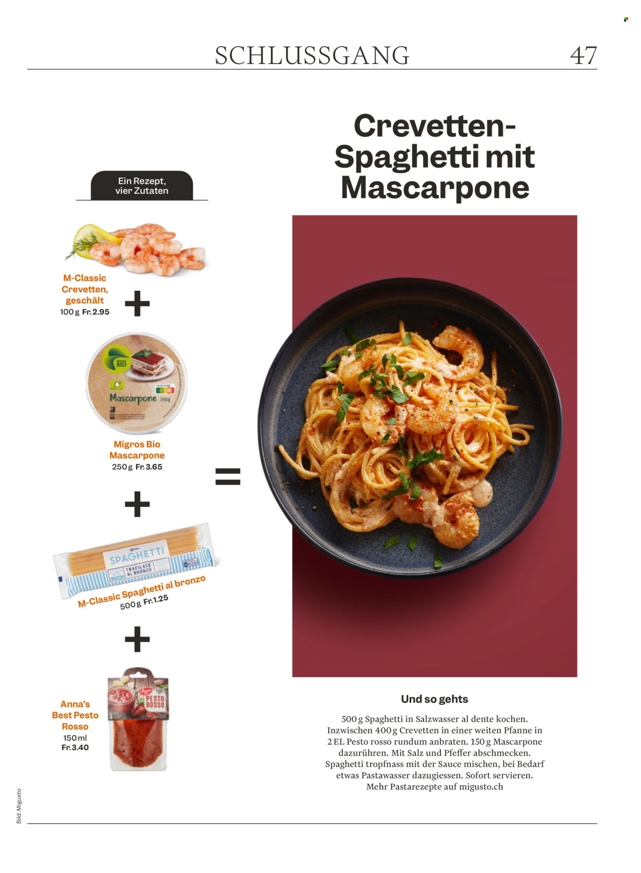 Catalogue Migros. Page 47
