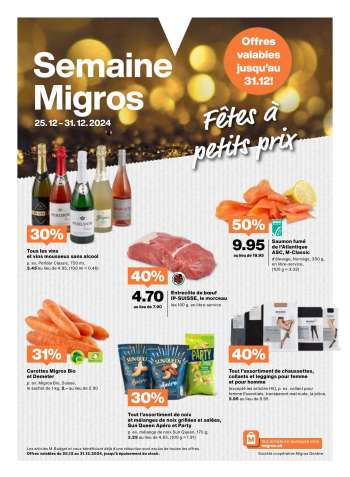 Volantino Migros - 25.12.2024 - 31.12.2024.