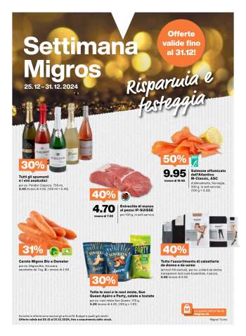 Prospekte Migros - 25.12.2024 - 31.12.2024.