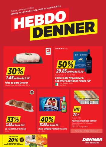 Volantino Denner - 29.12.2024 - 6.1.2025.