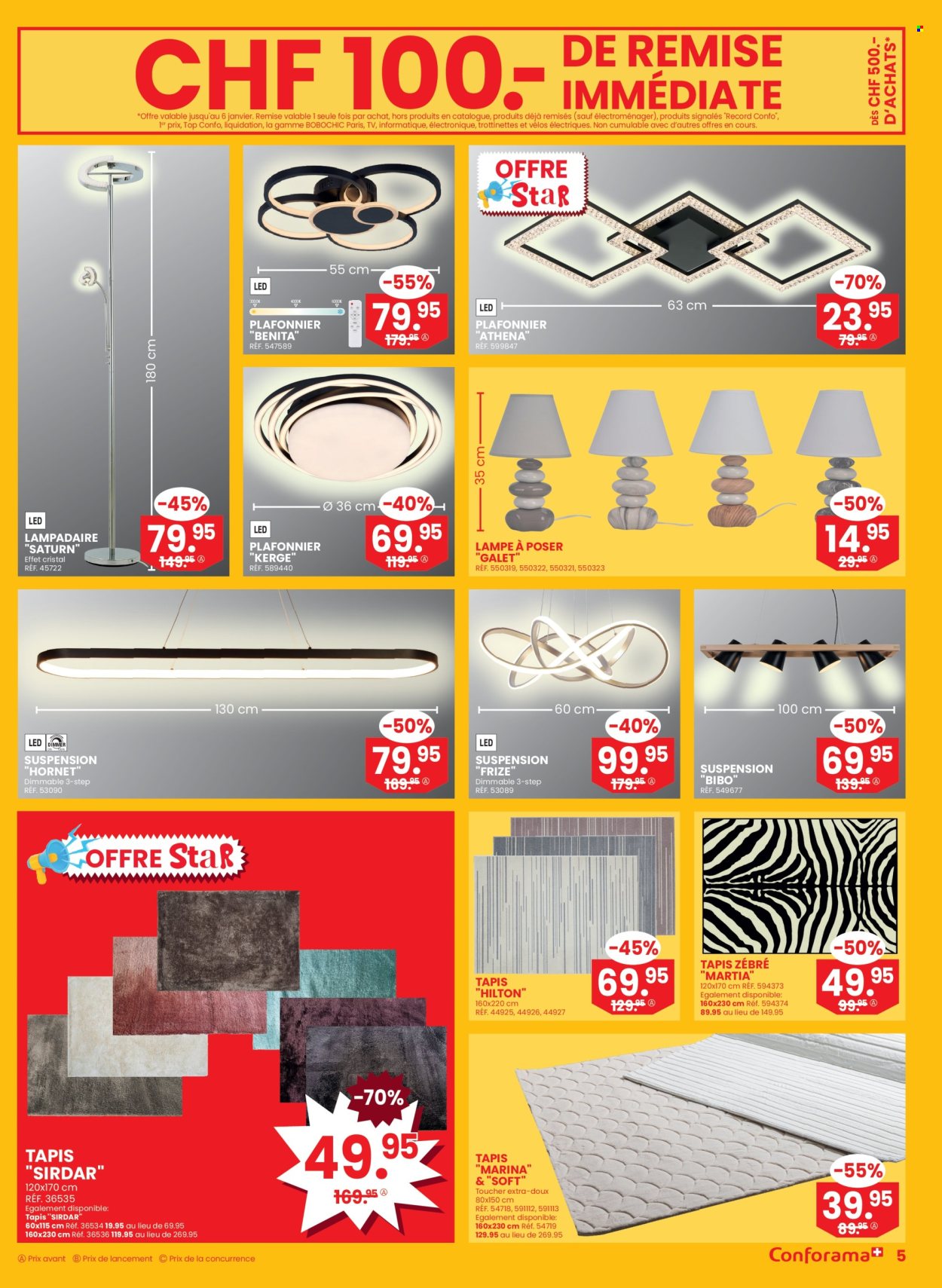 Volantino Conforama - 29.12.2024 - 13.1.2025. Pagina 5