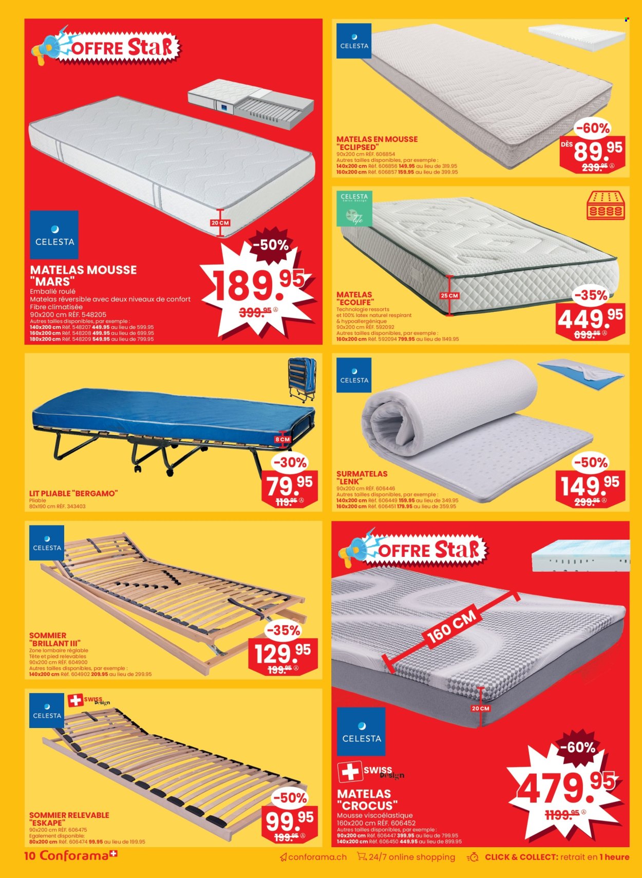 Volantino Conforama - 29.12.2024 - 13.1.2025. Pagina 10
