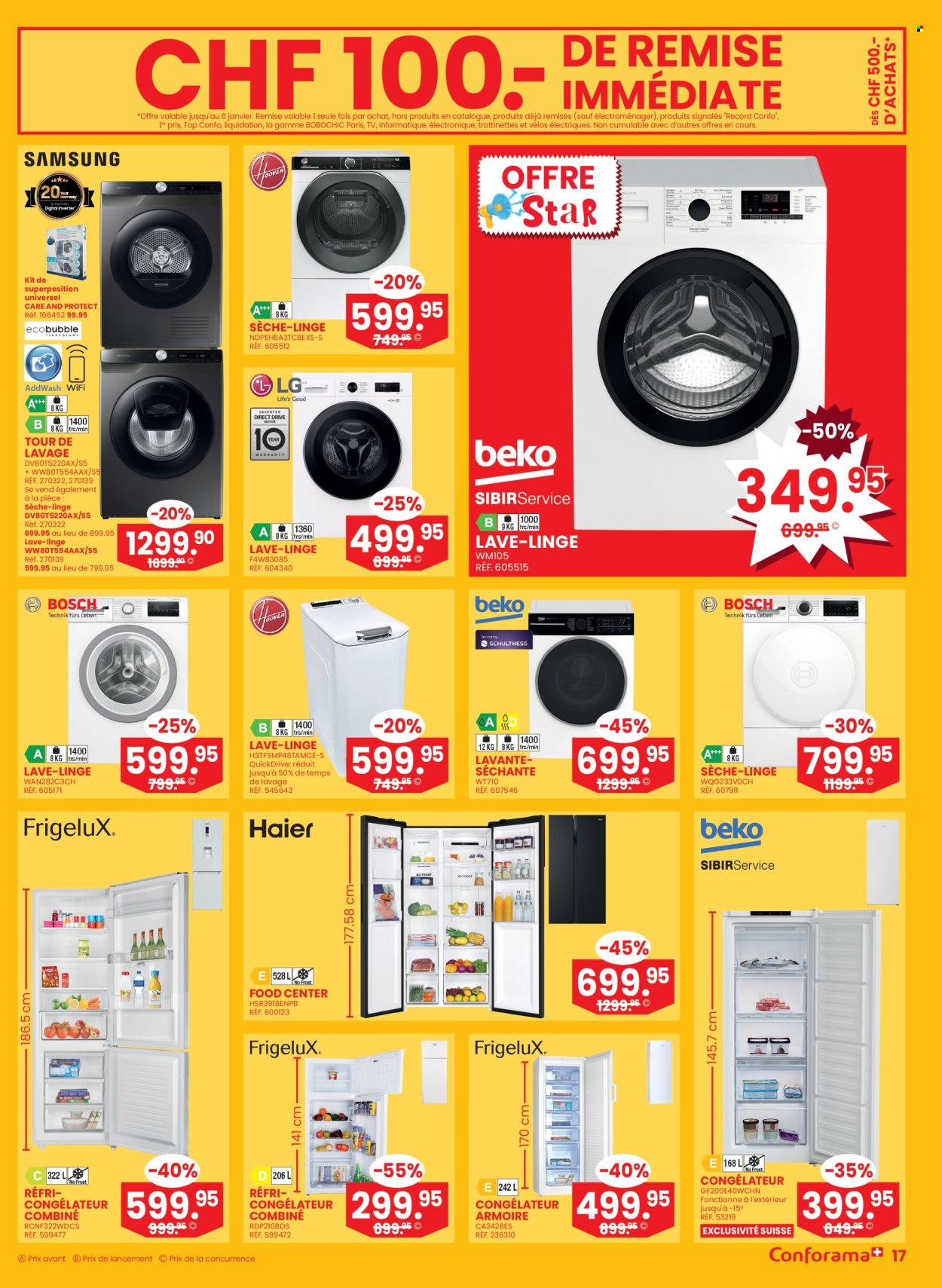 Volantino Conforama - 29.12.2024 - 13.1.2025. Pagina 17