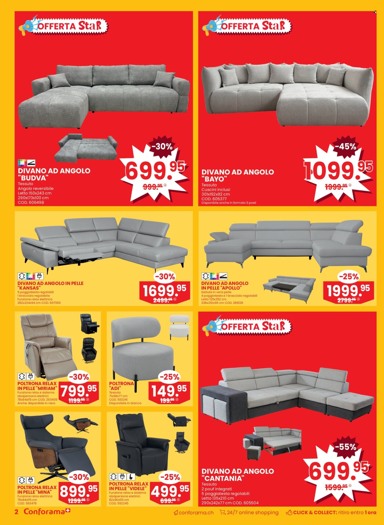 Prospekt Conforama - 29.12.2024 - 13.1.2025. Seite 2