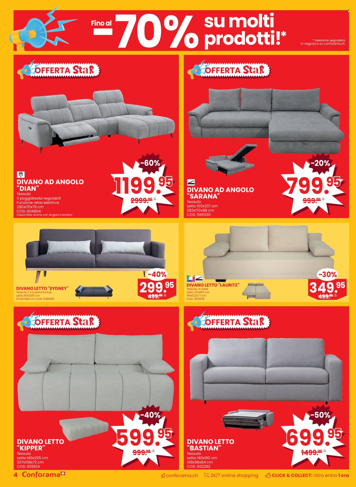 Prospekt Conforama - 29.12.2024 - 13.1.2025. Seite 4