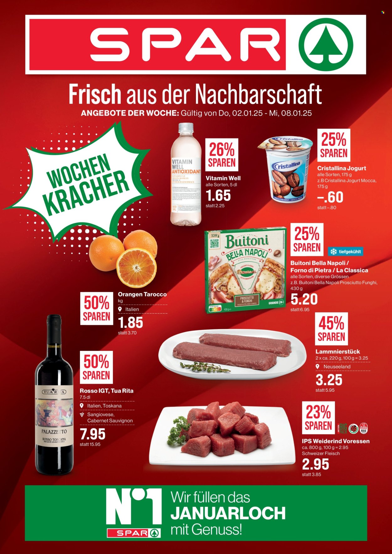Prospekt SPAR - 2.1.2025 - 8.1.2025. Seite 1