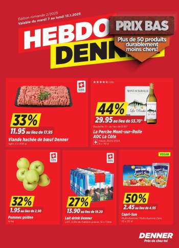 Catalogue Denner - 7.1.2025 - 13.1.2025.