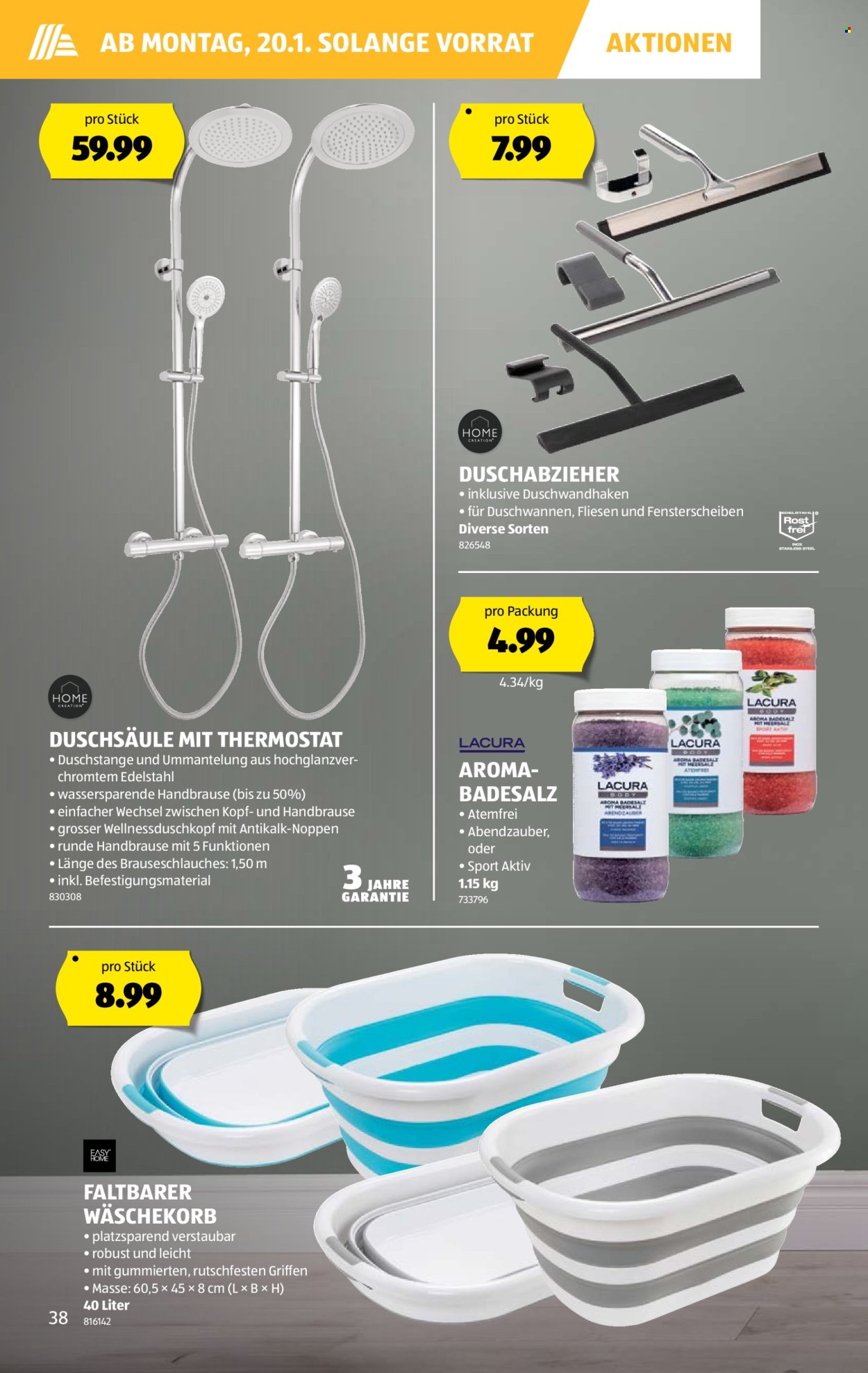 Catalogue Aldi - 16.1.2025 - 22.1.2025. Page 38