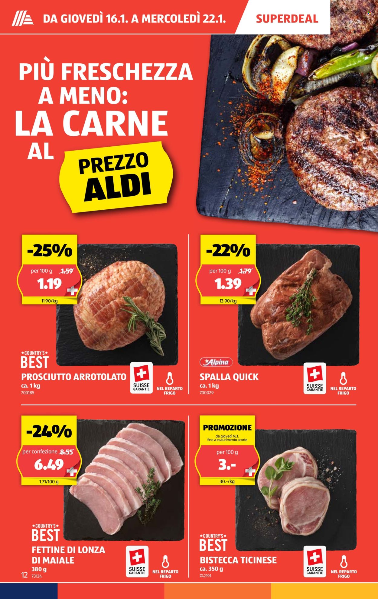 Volantino Aldi - 16.1.2025 - 22.1.2025. Pagina 12