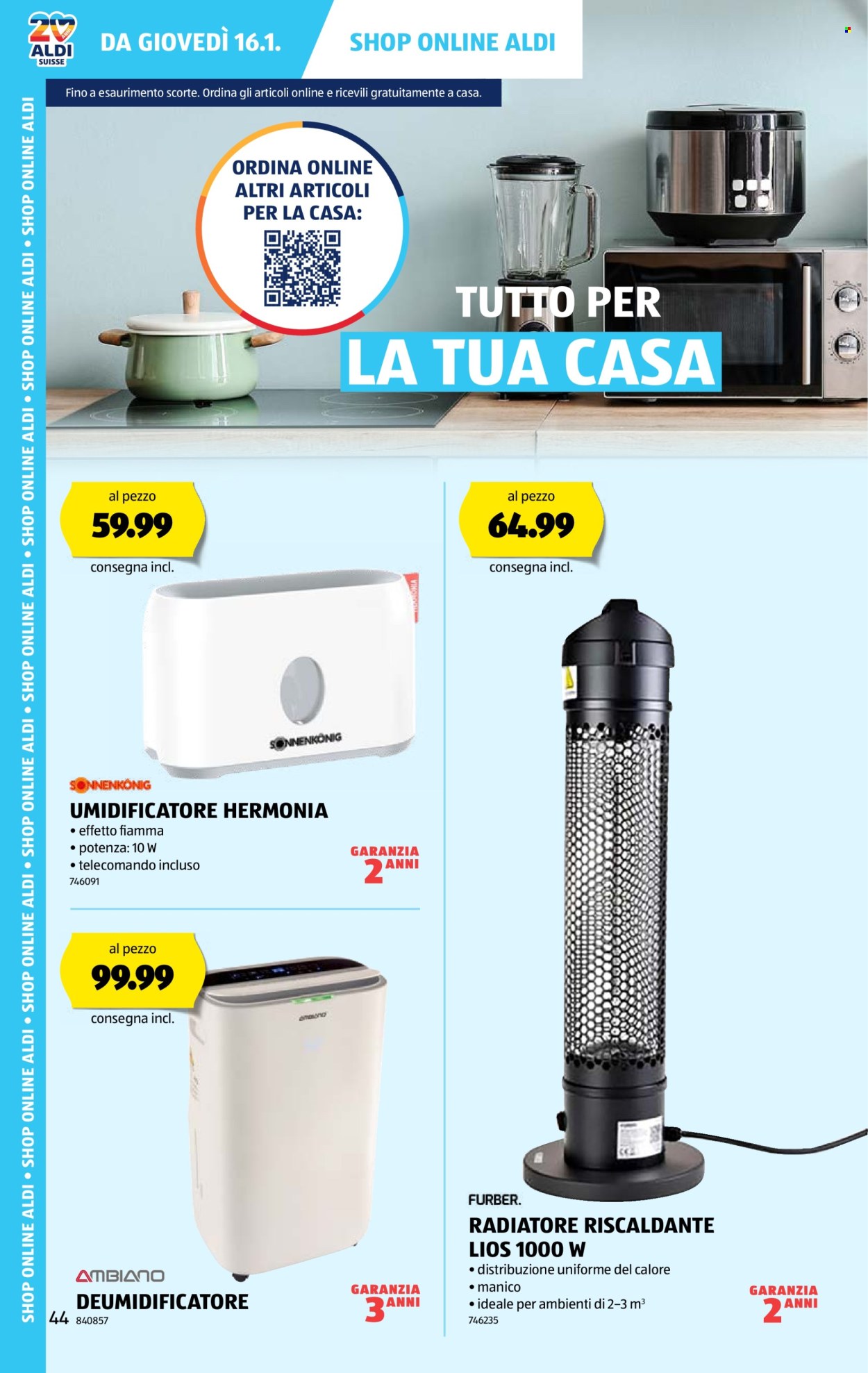 Volantino Aldi - 16.1.2025 - 22.1.2025. Pagina 44