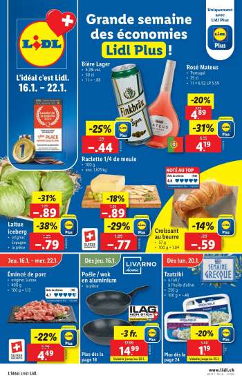 Catalogue Lidl - 16.1.2025 - 22.1.2025.