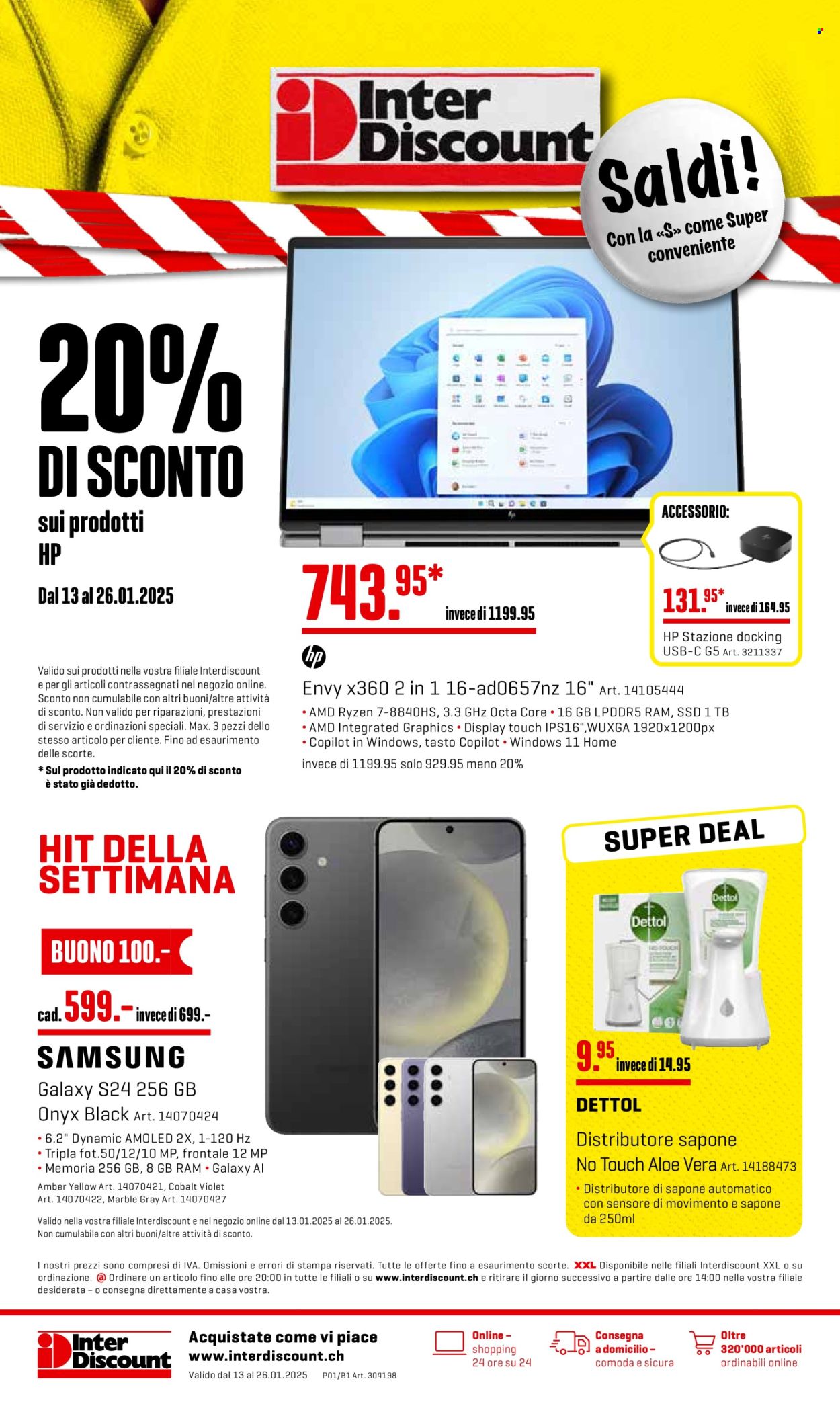 Volantino Interdiscount - 13.1.2025 - 26.1.2025. Pagina 1