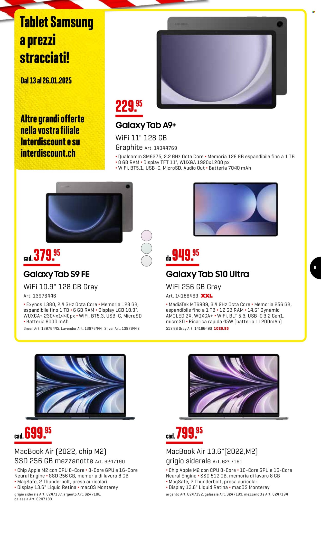 Volantino Interdiscount - 13.1.2025 - 26.1.2025. Pagina 9