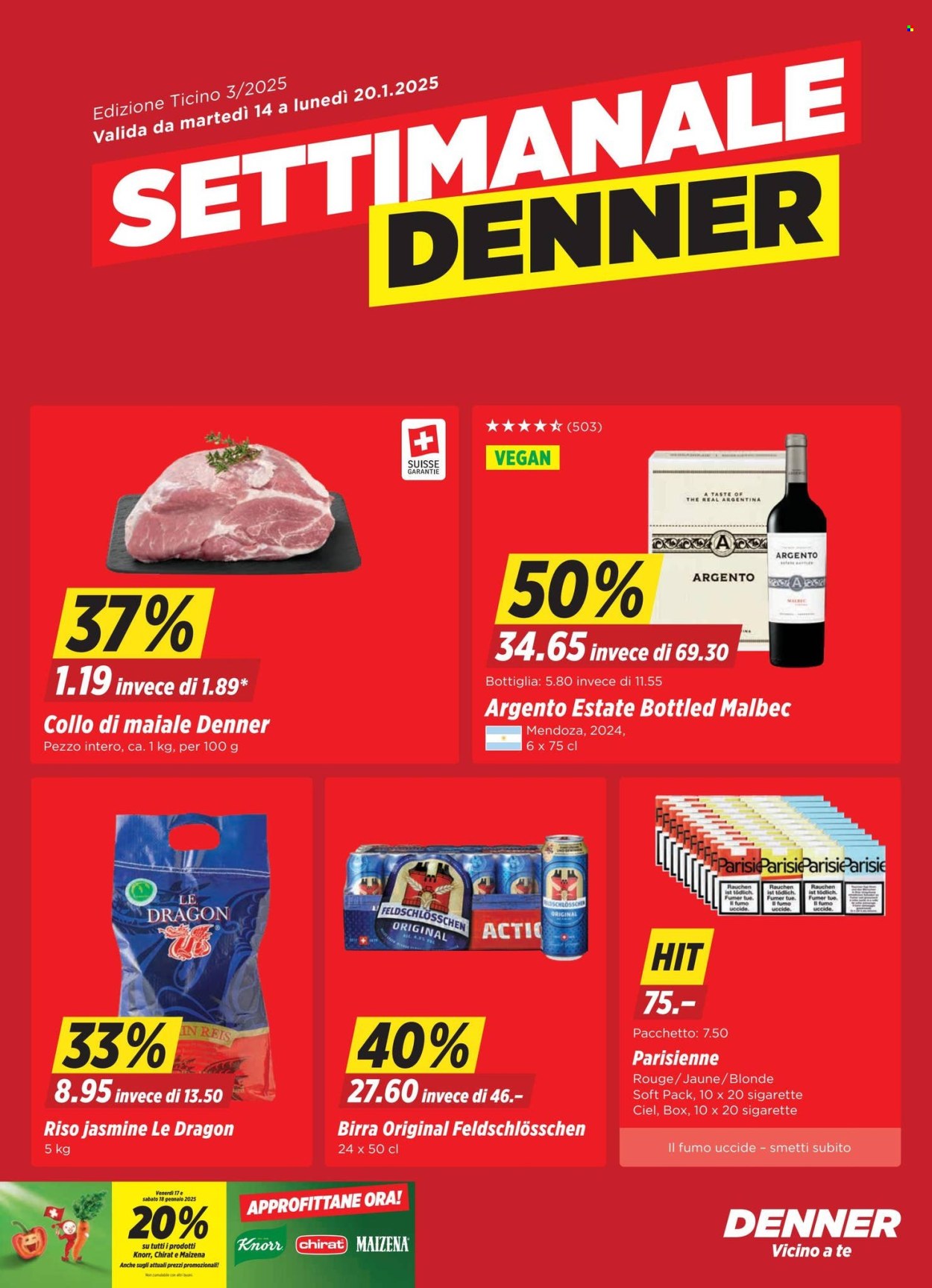 Prospekt Denner - 14.1.2025 - 20.1.2025. Seite 1