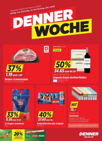 Prospekte Denner - 14.1.2025 - 20.1.2025.