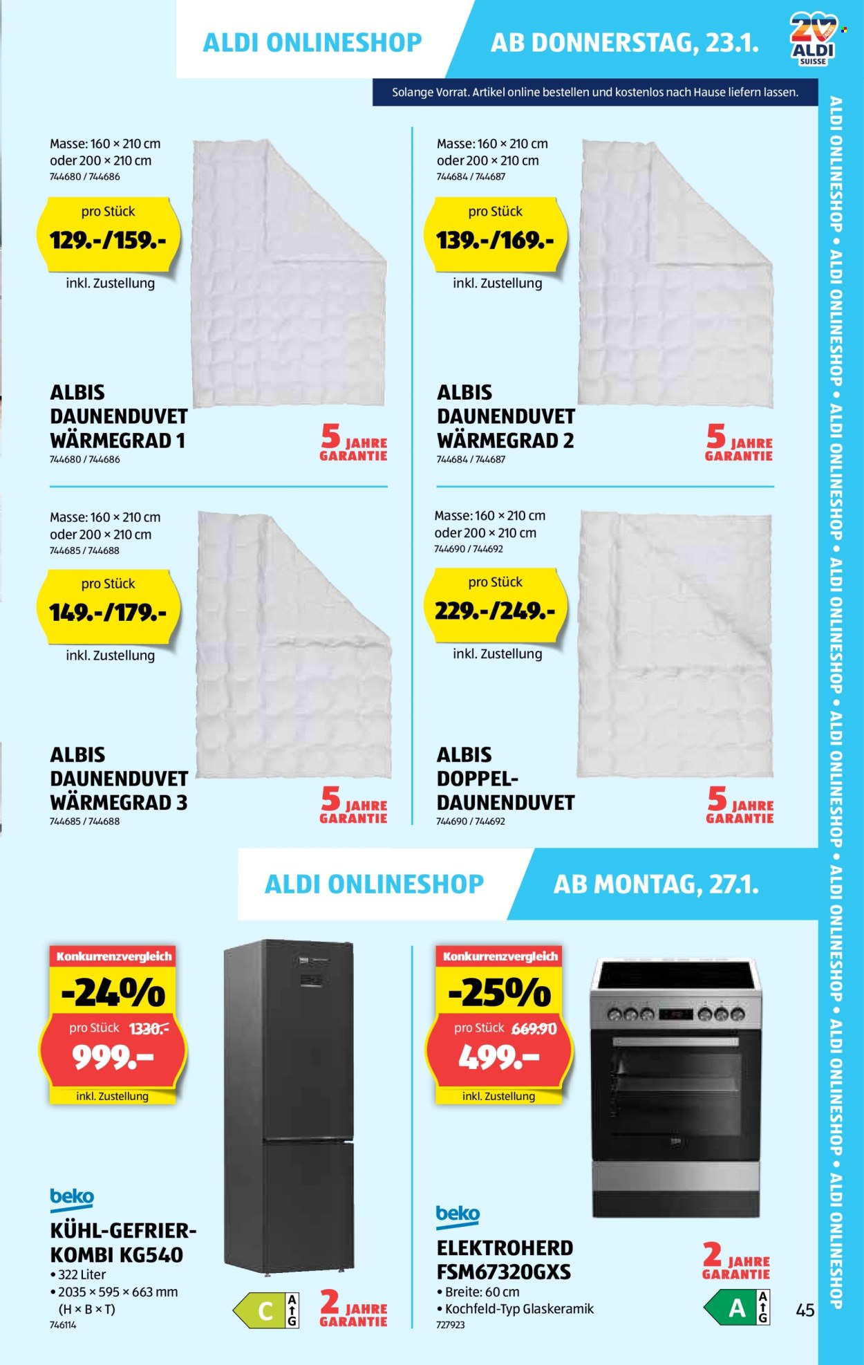 Volantino Aldi - 23.1.2025 - 29.1.2025. Pagina 45