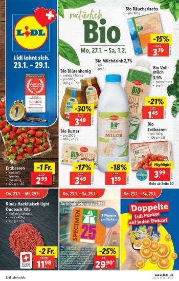 Prospekte Lidl - 23.1.2025 - 29.1.2025.