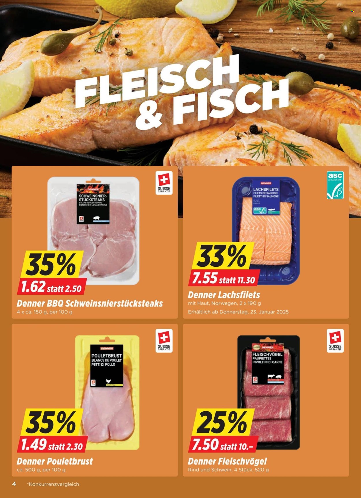 Volantino Denner - 21.1.2025 - 27.1.2025. Pagina 4