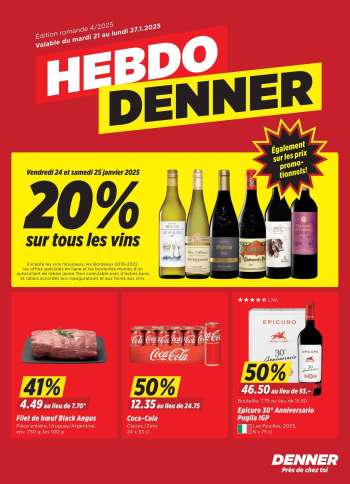 Catalogue Denner - 21.1.2025 - 27.1.2025.