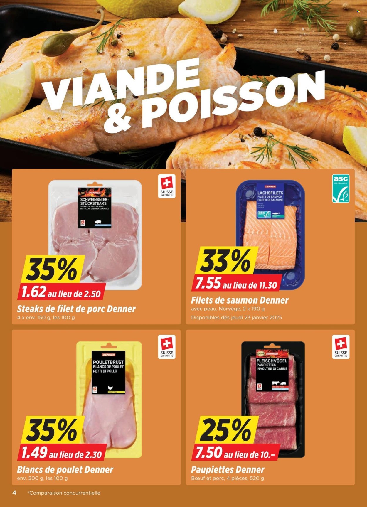Volantino Denner - 21.1.2025 - 27.1.2025. Pagina 4