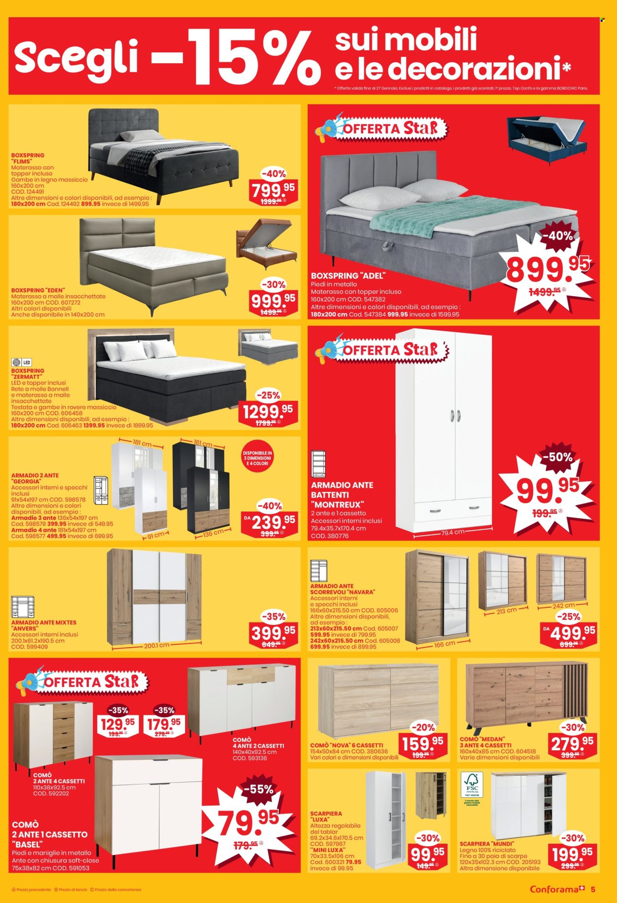 Prospekt Conforama - 21.1.2025 - 3.2.2025. Seite 5