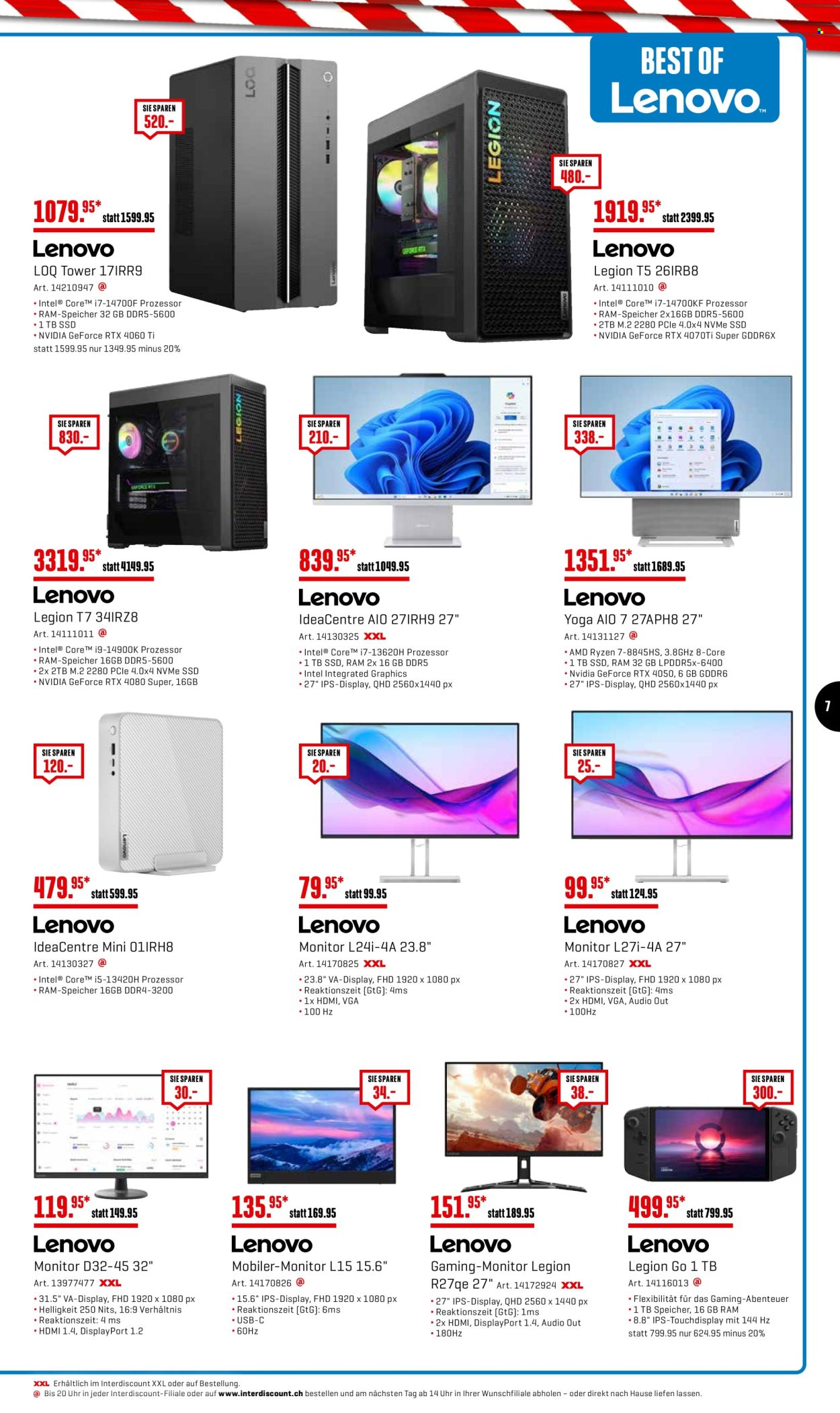 Prospekt Interdiscount - 27.1.2025 - 9.2.2025. Seite 7