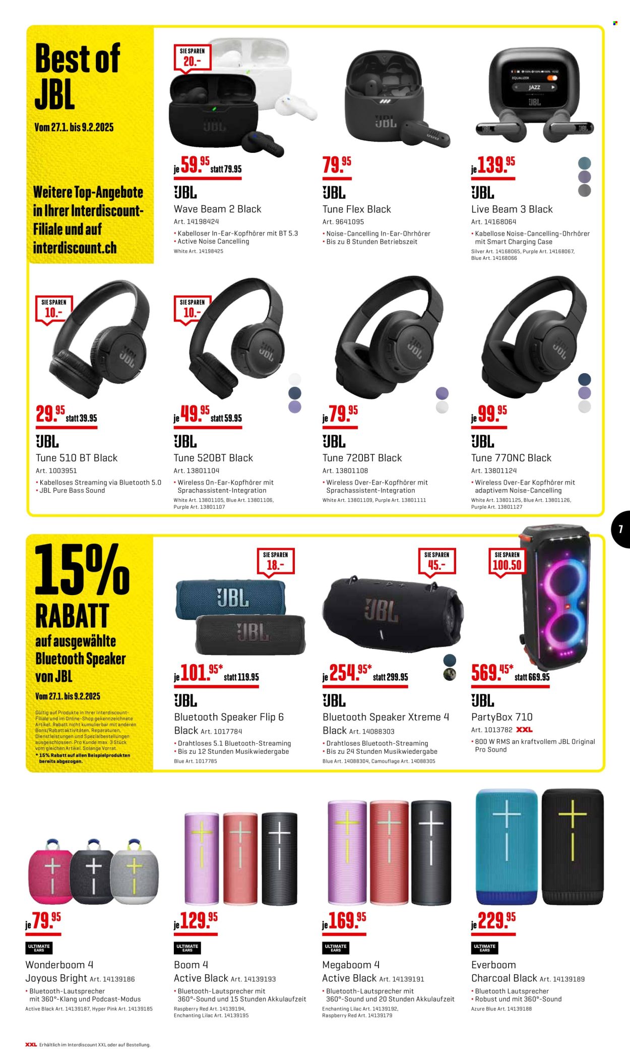 Prospekt Interdiscount - 27.1.2025 - 9.2.2025. Seite 7