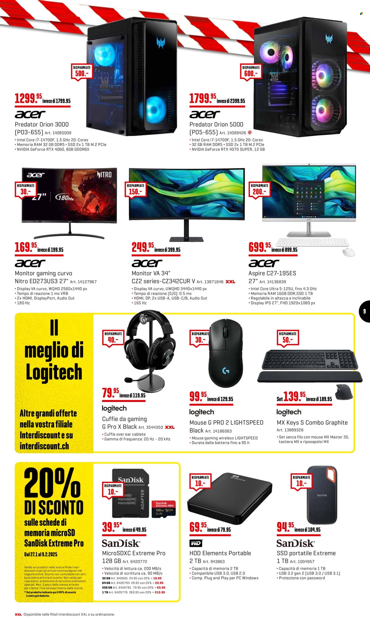 Prospekt Interdiscount - 27.1.2025 - 9.2.2025. Seite 9